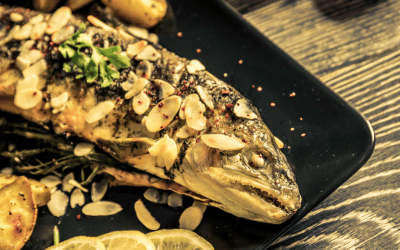 Simple Oven-Baked Trout with Almonds